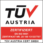 Logo TÜV Austria Zertifizierung